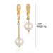 Wholesale vintage court style pearl stud earrings JDC-ES-ManY002 Earrings 满溢 Wholesale Jewelry JoyasDeChina Joyas De China