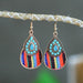 Wholesale vintage ethnic style weave diamond earrings JDC-ES-daiq023 Earrings 黛茜 Wholesale Jewelry JoyasDeChina Joyas De China