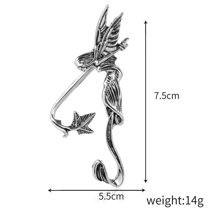 Wholesale vintage genie wing geometric alloy stud earrings JDC-ES-ManY005 Earrings 满溢 2 Wholesale Jewelry JoyasDeChina Joyas De China