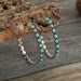 Wholesale vintage geometric large circle inlaid turquoise lace earrings JDC-ES-saip029 Earrings 赛蒲 1 Wholesale Jewelry JoyasDeChina Joyas De China