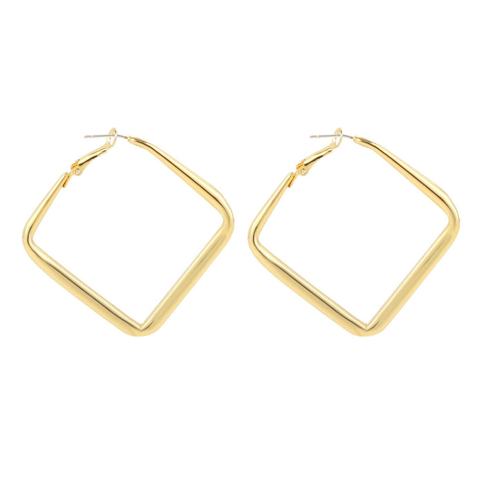 Wholesale vintage gold pearl geometric metal earrings JDC-ES-ManY011 Earrings 满溢 Wholesale Jewelry JoyasDeChina Joyas De China