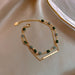 Wholesale vintage green alloy bracelet JDC-BT-BaoY015 Bracelet 宝钰 1 Wholesale Jewelry JoyasDeChina Joyas De China