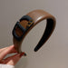 Wholesale vintage leather letter hair band (F)JDC-HD-BaoY003 Headband 宝钰 Brown Wholesale Jewelry JoyasDeChina Joyas De China