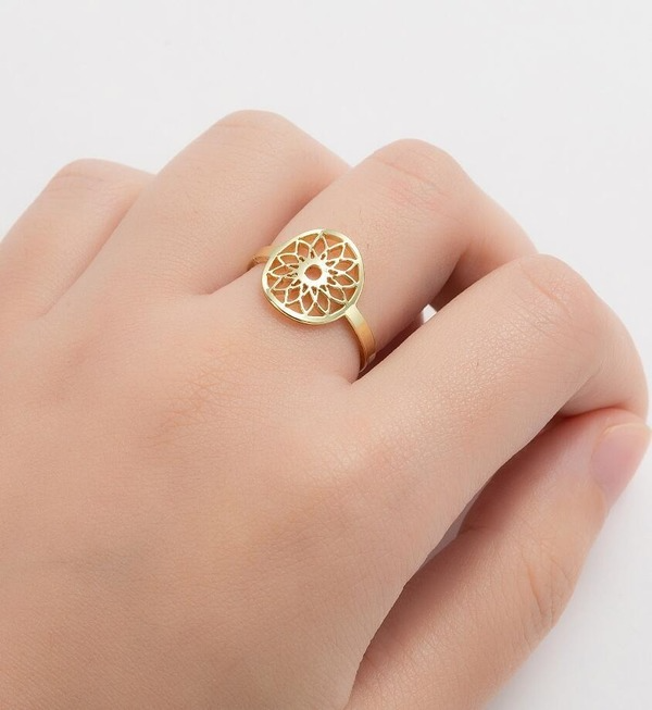 Bulk Jewelry Wholesale vintage mandala ring JDC-RS-S004 Wholesale factory from China YIWU China