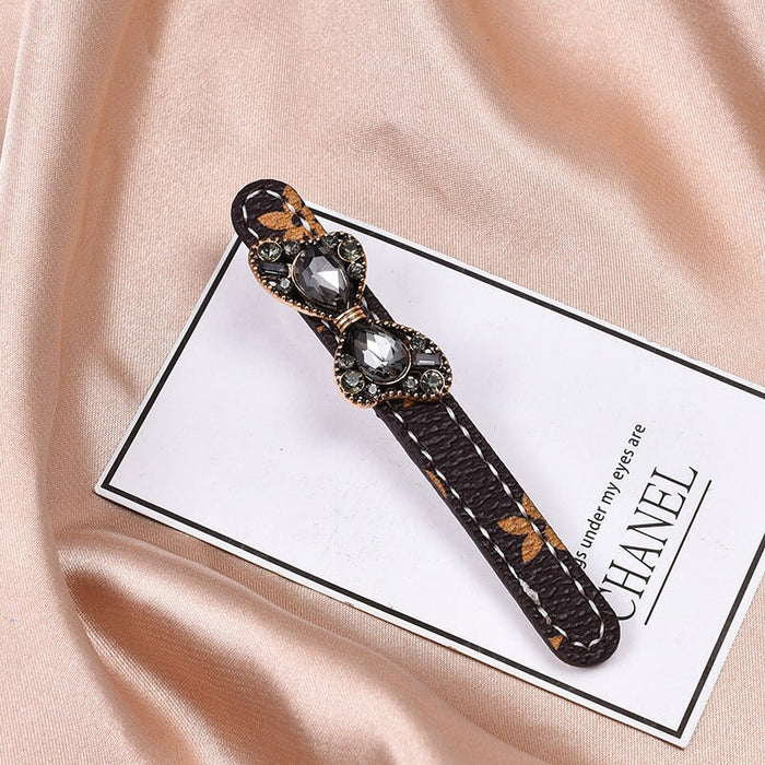 Wholesale Vintage Pearl Rhinestone Alloy HairPin (F)JDC-HC-RQ001 Hair Clips 瑞奇 Wholesale Jewelry JoyasDeChina Joyas De China