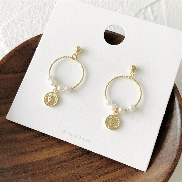 Wholesale Vintage Portrait Earrings Sterling Silver Jewelry JDC-ES-JianM029 Earrings 简漫 Wholesale Jewelry JoyasDeChina Joyas De China