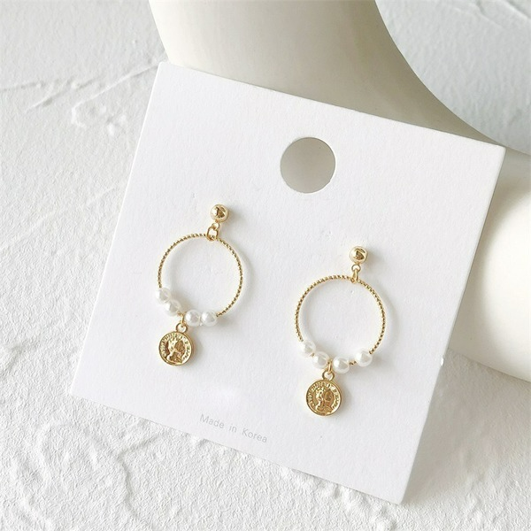 Wholesale Vintage Portrait Earrings Sterling Silver Jewelry JDC-ES-JianM029 Earrings 简漫 Wholesale Jewelry JoyasDeChina Joyas De China