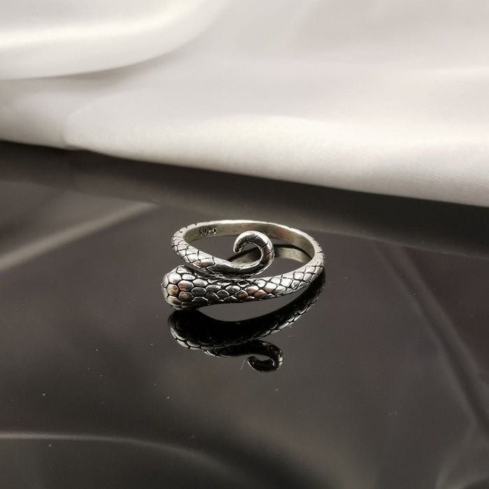 Wholesale Vintage stereo belt wool ring JDC-RS-NS011 Rings 尼森 snake opening adjustable Wholesale Jewelry JoyasDeChina Joyas De China