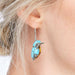 Wholesale vintage turquoise bird earrings JDC-ES-saip031 Earrings 赛蒲 Wholesale Jewelry JoyasDeChina Joyas De China