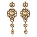 Wholesale vintage water drop tassel long alloy earrings JDC-ES-GSDB042 Earrings 丹比华比 Wholesale Jewelry JoyasDeChina Joyas De China