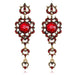 Wholesale vintage water drop tassel long alloy earrings JDC-ES-GSDB042 Earrings 丹比华比 Wholesale Jewelry JoyasDeChina Joyas De China