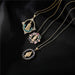 Wholesale Virgin Mary copper plated micro-zircon gold necklace JDC-NE-AG141 Necklaces 澳古 Wholesale Jewelry JoyasDeChina Joyas De China