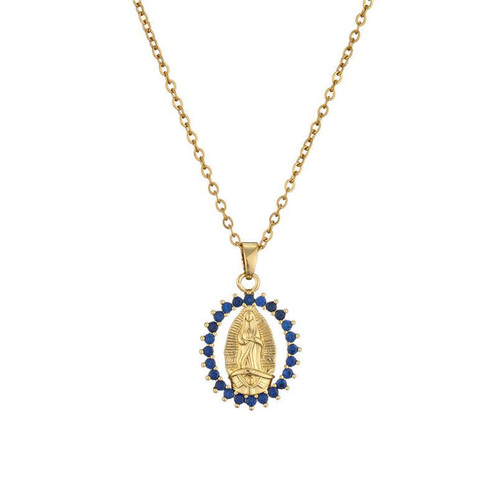 Bulk Jewelry Wholesale Virgin Mary necklace JDC-ag104 Wholesale factory from China YIWU China