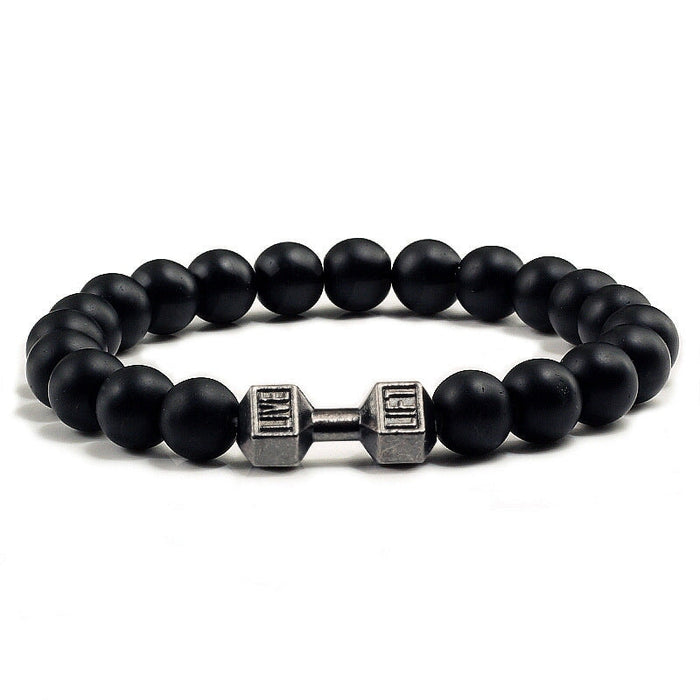 Wholesale volcanic dumbbell bracelet JDC-BT-JiuJ004 Bracelet 九江 3 Wholesale Jewelry JoyasDeChina Joyas De China