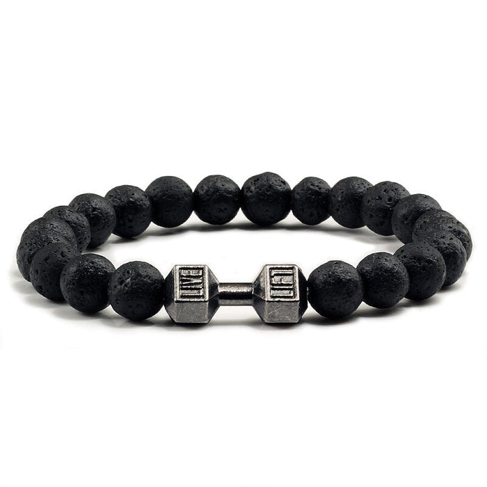 Wholesale volcanic dumbbell bracelet JDC-BT-JiuJ004 Bracelet 九江 6 Wholesale Jewelry JoyasDeChina Joyas De China