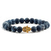 Wholesale Volcanic Stone Beaded Bracelet JDC-BT-JiuJ026 Bracelet 九江 heifenghua jin Wholesale Jewelry JoyasDeChina Joyas De China