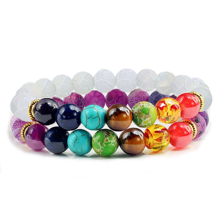 Wholesale volcanic stone colorful Bracelet JDC-BT-JiuJ010 Bracelet 九江 # 1 Wholesale Jewelry JoyasDeChina Joyas De China