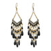 Wholesale water drop long scalloped tassel earrings JDC-ES-daiq016 Earrings 黛茜 Wholesale Jewelry JoyasDeChina Joyas De China