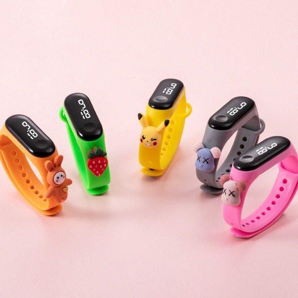 Wholesale Waterproof Kids LED Electronic Plastic Sports Watch（F）JDC-WH-Jinj003 Watch 金嘉 Wholesale Jewelry JoyasDeChina Joyas De China