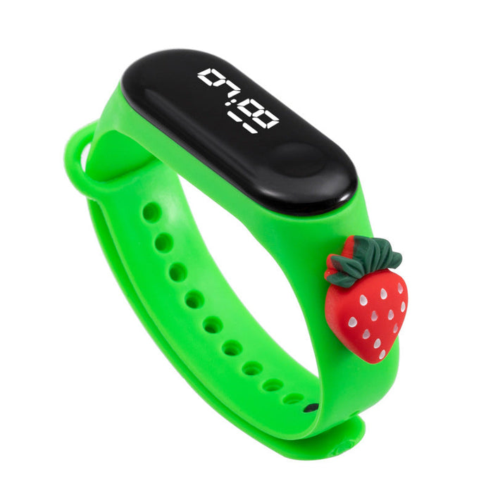 Wholesale Waterproof Kids LED Electronic Plastic Sports Watch（F）JDC-WH-Jinj003 Watch 金嘉 strawberry Wholesale Jewelry JoyasDeChina Joyas De China