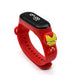 Wholesale Waterproof Kids LED Electronic Plastic Sports Watch（F）JDC-WH-Jinj005 Watch 金嘉 red Wholesale Jewelry JoyasDeChina Joyas De China