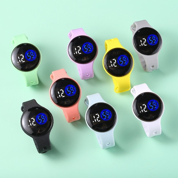 Wholesale Waterproof TPE Strap PC Mirror ABS Buckle Kids Touch Electronic Watch JDC-WH-Jinj013 Watch 金嘉 Wholesale Jewelry JoyasDeChina Joyas De China