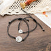 Wholesale wax thread braid stainless steel dandelion Mother's Day bracelet JDC-BT-LanT018 Bracelet 阆天 Wholesale Jewelry JoyasDeChina Joyas De China