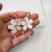 Bulk Jewelry Wholesale white acrylic zircon tassel earrings JDC-ES-RL006 Wholesale factory from China YIWU China