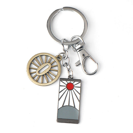 Wholesale white alloy key chain JDC-KC-AW005 Keychains 艾文 G-1832 accessories Wholesale Jewelry JoyasDeChina Joyas De China