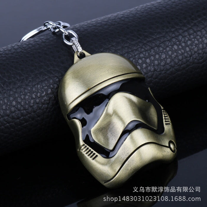 Wholesale white alloy keychain JDC-KC-AW011 Keychains 艾文 Ancient bronze Wholesale Jewelry JoyasDeChina Joyas De China