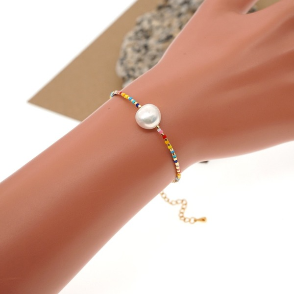 Bulk Jewelry Wholesale white baroque pearl beaded bracelet JDC-gbh314 Wholesale factory from China YIWU China