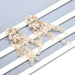 Wholesale white beaded earrings JDC-ES-SK067 Earrings 深刻 Wholesale Jewelry JoyasDeChina Joyas De China