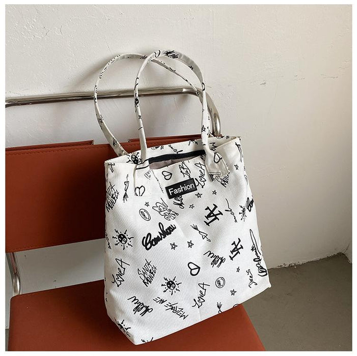 Bulk Jewelry Wholesale white canvas tote bag JDC-LB-ZM017 Wholesale factory from China YIWU China