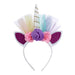 Bulk Jewelry Wholesale white children's unicorn headband baby unicorn hairband JDC-HD-m004 Wholesale factory from China YIWU China