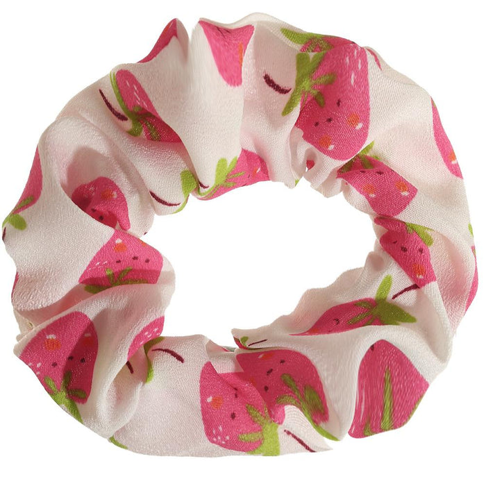 Bulk Jewelry Wholesale white cloth fruit pattern children and ladies large intestine circle JDC-HS-F306 Wholesale factory from China YIWU China