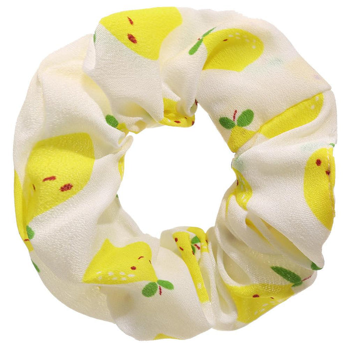 Bulk Jewelry Wholesale white cloth fruit pattern children and ladies large intestine circle JDC-HS-F306 Wholesale factory from China YIWU China