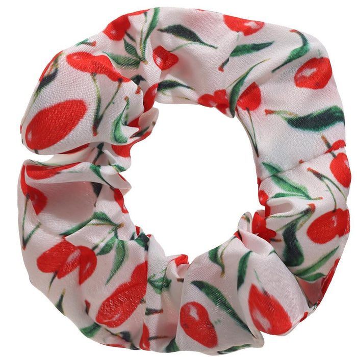 Bulk Jewelry Wholesale white cloth fruit pattern children and ladies large intestine circle JDC-HS-F306 Wholesale factory from China YIWU China