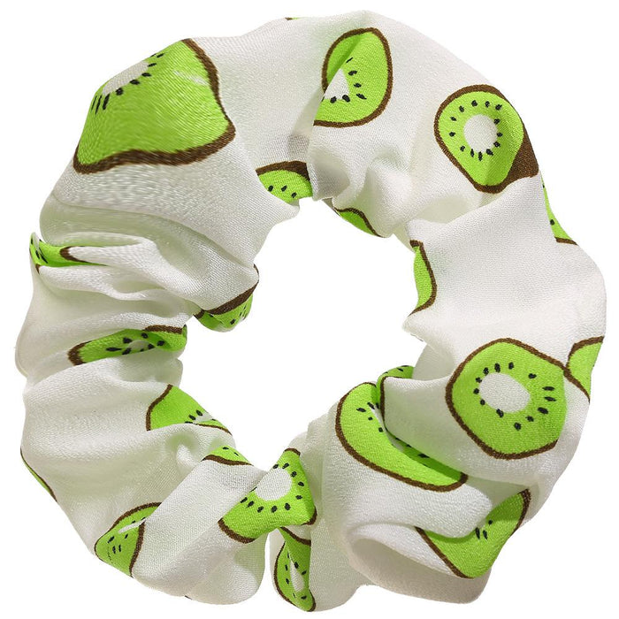 Bulk Jewelry Wholesale white cloth fruit pattern children and ladies large intestine circle JDC-HS-F306 Wholesale factory from China YIWU China