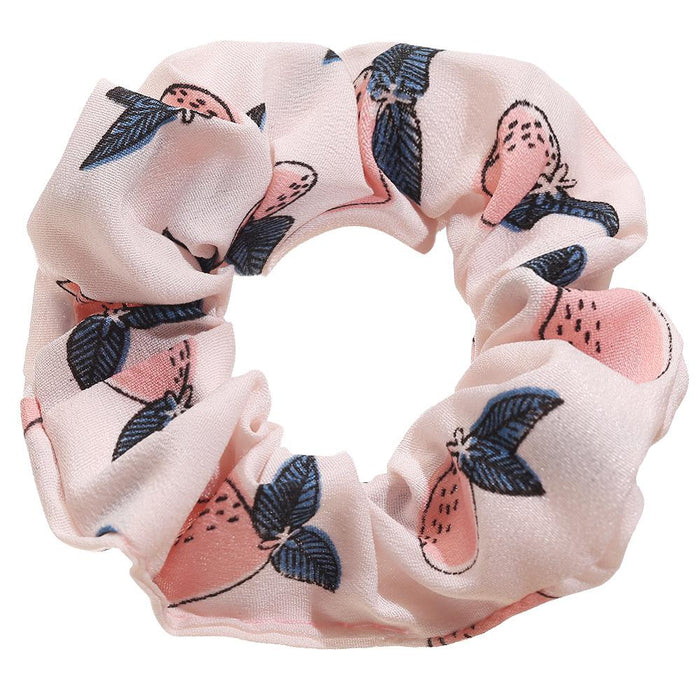 Bulk Jewelry Wholesale white cloth fruit pattern children and ladies large intestine circle JDC-HS-F306 Wholesale factory from China YIWU China