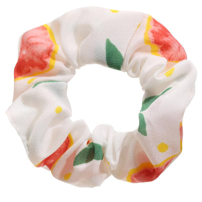 Bulk Jewelry Wholesale white cloth fruit pattern children and ladies large intestine circle JDC-HS-F306 Wholesale factory from China YIWU China