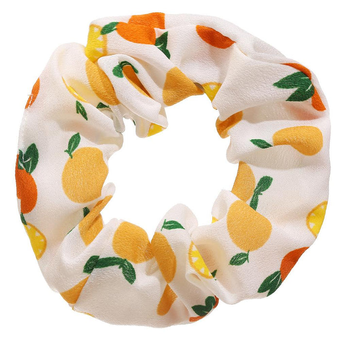 Bulk Jewelry Wholesale white cloth fruit pattern children and ladies large intestine circle JDC-HS-F306 Wholesale factory from China YIWU China