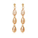 Wholesale white conch shell alloy stud earrings JDC-ES-ManY007 Earrings 满溢 Wholesale Jewelry JoyasDeChina Joyas De China