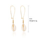 Wholesale white conch shell alloy stud earrings JDC-ES-ManY007 Earrings 满溢 E1903-18 Wholesale Jewelry JoyasDeChina Joyas De China
