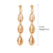 Wholesale white conch shell alloy stud earrings JDC-ES-ManY007 Earrings 满溢 E1903-23 Wholesale Jewelry JoyasDeChina Joyas De China