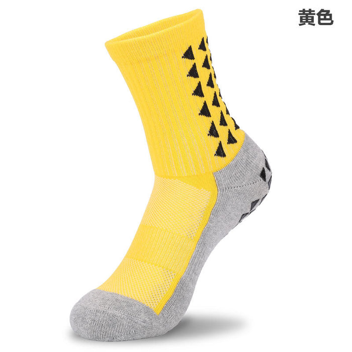 Wholesale white cotton fiber football socks JDC-SK-LZL049 Sock 两只狼 yellow 39-44 Wholesale Jewelry JoyasDeChina Joyas De China