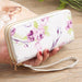 Bulk Jewelry Wholesale white floral long wallet JDC-WT-lx010 Wholesale factory from China YIWU China