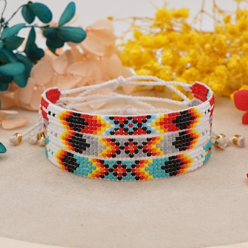 Bulk Jewelry Wholesale white geometric gradient bracelet  JDC-gbh286 Wholesale factory from China YIWU China