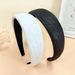 Wholesale White Leather Headband JDC-HD-O350 Headband 潮炫 Wholesale Jewelry JoyasDeChina Joyas De China