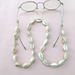 Bulk Jewelry Wholesale white natural shell hand-woven glasses JDC-MC-HW018 Wholesale factory from China YIWU China