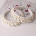 Wholesale white pearl headband JDC-HD-GB-001 Headband 贵本 Wholesale Jewelry JoyasDeChina Joyas De China